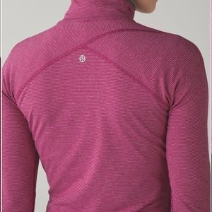 Lululemon Kriss Cross 1/2 ZIP Jacket Tonka Stripe